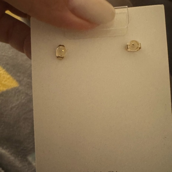 La Meno Gold and Silver Planet Drop Earrings - Picture 4 of 4